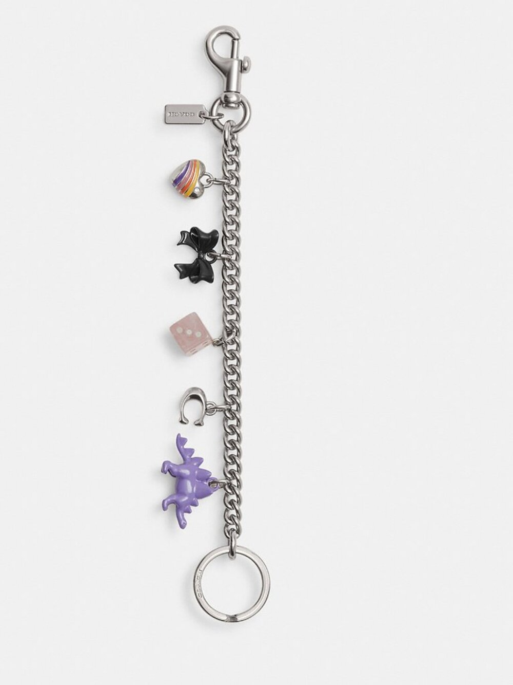 Coach Motif Chain Bag Charm